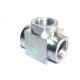 MS Tee Hydraulic Adapter Female Thread.